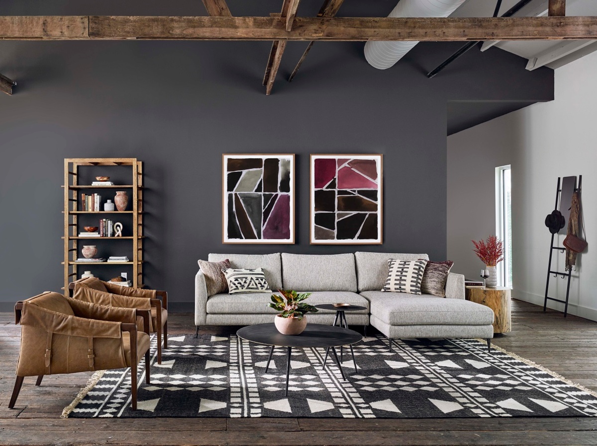 Artisan Eclectic Loft Living Room