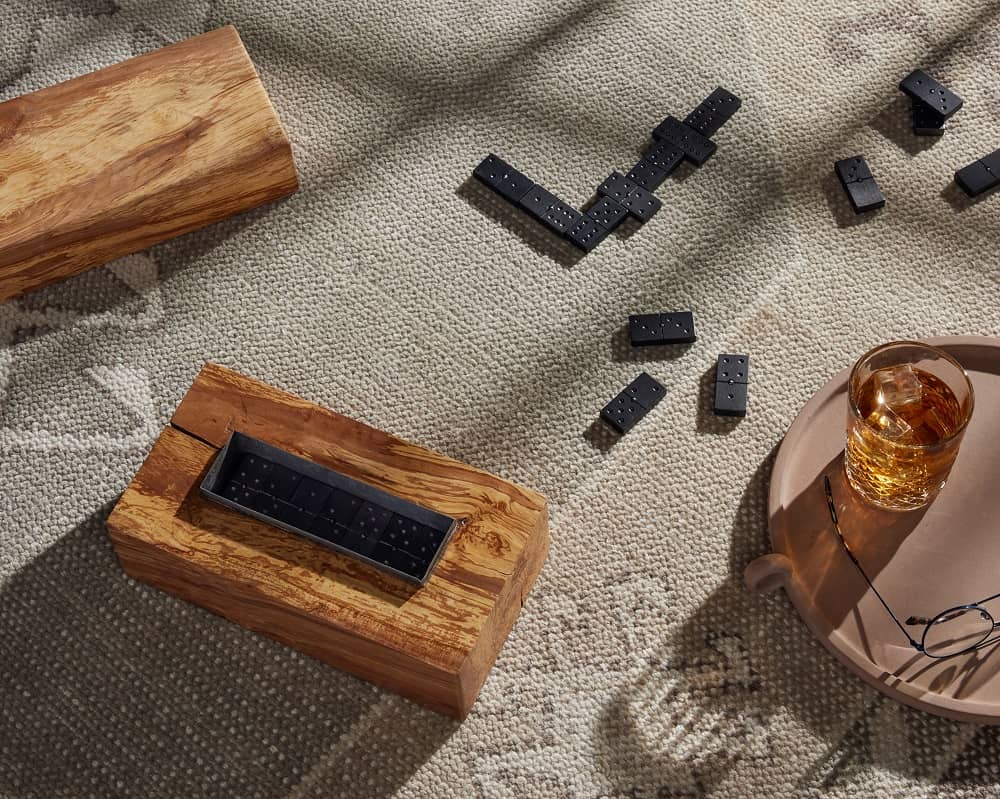 Handcrafted Wooden Domino Set
