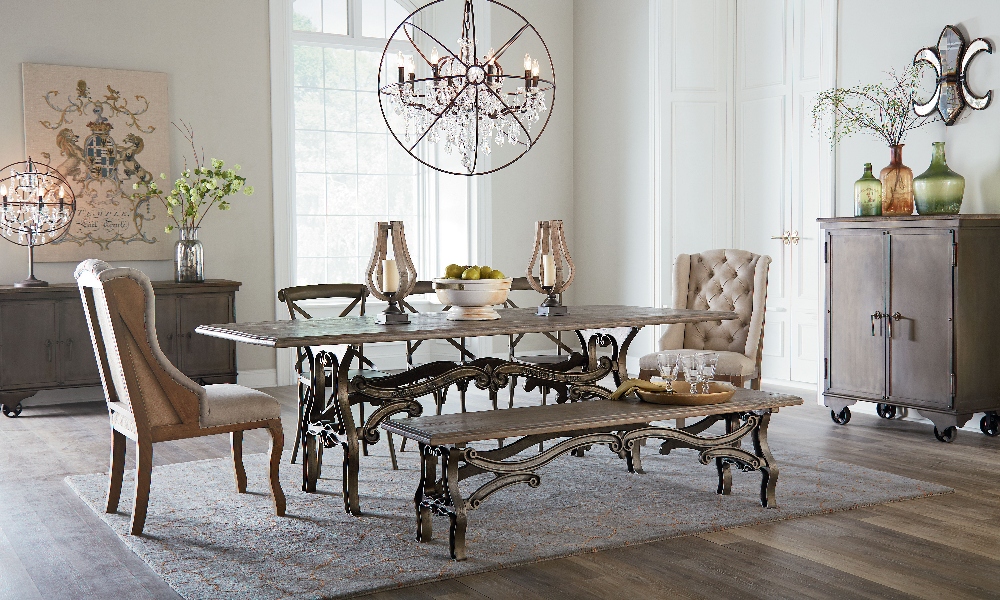 industrial farmhouse dining room decor