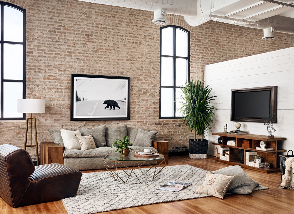 Coastal Rustic Family Room