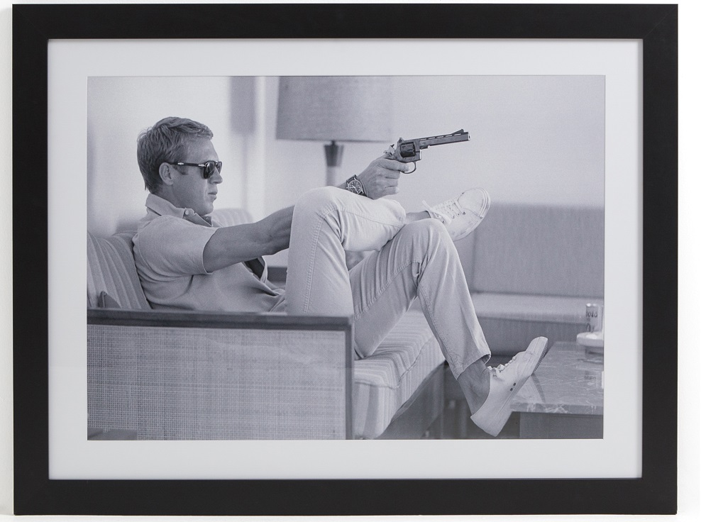 Steve McQueen Takes Aim Wall Artwork